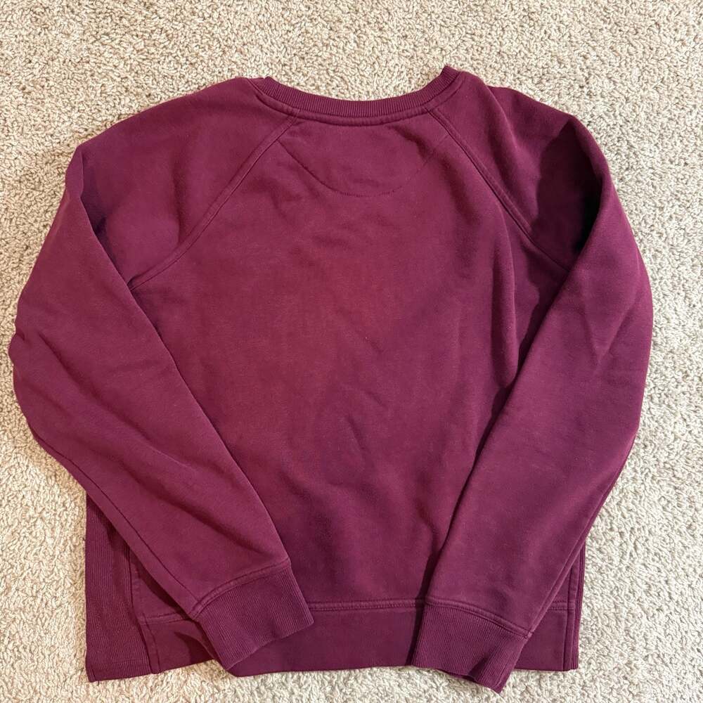 Champion Target Burgundy Fleece Crewneck Sweatshirt Womens Small Pullover - Picture 2 of 8